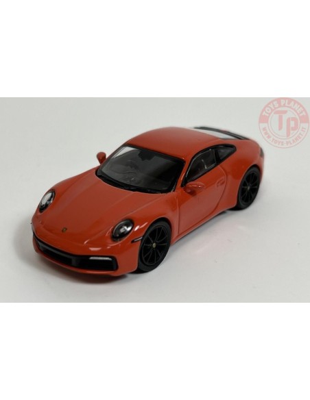 PORSCHE 911 (992) CARRERA 4S -LAVA ORANGE 1/64 MGT00371-R Mini Gt