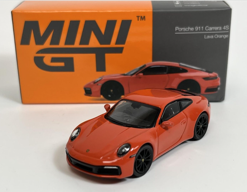 MGT00371-R PORSCHE 911 (992) CARRERA 4S -LAVA ORANGE 1/64 12,00 € M