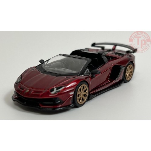 LAMBORGHINI AVENTADOR SVJ ROADSTER-ROSSO EFESTO 1/64 MGT00506-R MINI GT