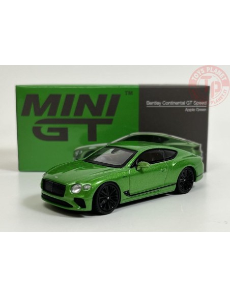 BENTLEY CONTINENTAL GT SPEED 2022-APPLE GREEN 1/64 MGT00473-R MINI GT