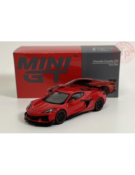 CHEVROLET CORVETTE Z06 2023-TORCH RED 1/64 MGT00477-L MINI GT