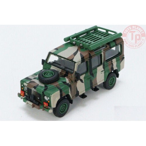 LAND ROVER DEFENDER 110 MALAYSIAN ARMY "HARIMAU NELANG"-GREEN/GREY 1/64 MGT00321-R Mini Gt