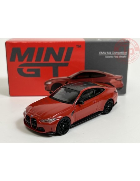 BMW M4 COMPETITION-TORONTO RED METALLIC 1/64 MGT00566-R MINI GT