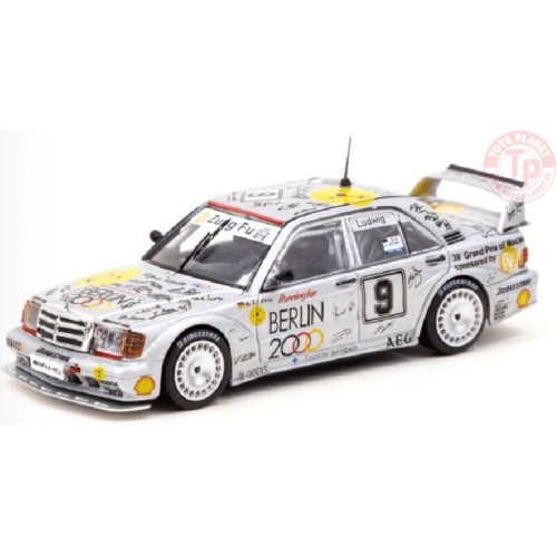 MERCEDES-BENZ 190 E 2.5-16 EVOLUTION II-MACAU GUIA RACE 1992-KLAUS LUDWIG-GREY/WHITE 1/64 T64-024-92MGP09 TARMAC WORKS