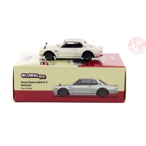 NISSAN SKYLINE 2000 GT-R-IVORY WHITE-SPECIAL EDITION 1/64 T64G-043-WH TARMAC WORKS