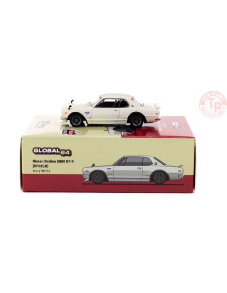 NISSAN SKYLINE 2000 GT-R-IVORY WHITE-SPECIAL EDITION 1/64 T64G-043-WH TARMAC WORKS