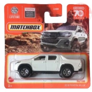 2018 TOYOTA HILUX 1/64 MATCHBOX HLD25 MATCHBOX