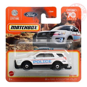 2016 FORD INTERCEPTOR UTILITY 1/64 MATCHBOX HLD31 MATCHBOX