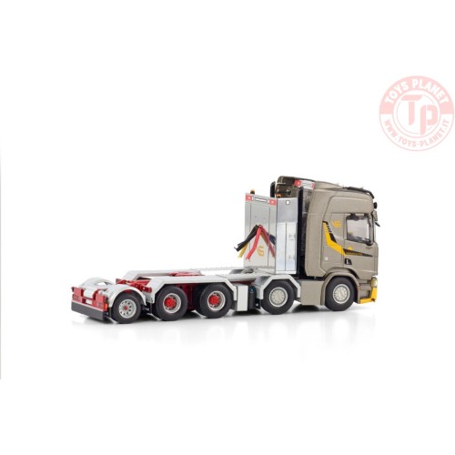 SCANIA R HIGHLINE CR20H 8X4 ADD ON AXLE VASSBAKK & STOL WSI 01-4221 WSI MODELS