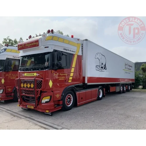 DAF XF SUPER SPACE CAB MY2017 4X2 TRIDEC REEFER TRAILER - 3 AXLE JAN C. SWIJNENBURG WSI 01-4247 WSI MODELS