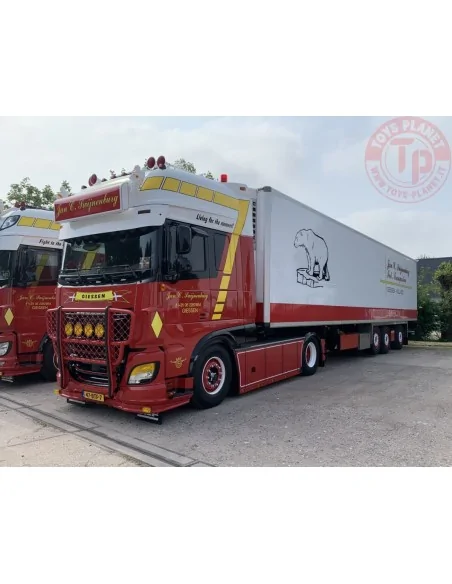 DAF XF SUPER SPACE CAB MY2017 4X2 TRIDEC REEFER TRAILER - 3 AXLE JAN C. SWIJNENBURG WSI 01-4247 WSI MODELS DAF XF SUPER SPACE CAB MY2017 4X2 TRIDEC REEFER TRAILER - 3 AXLE JAN C. SWIJNENBURG WSI 01-4247 WSI MODELS