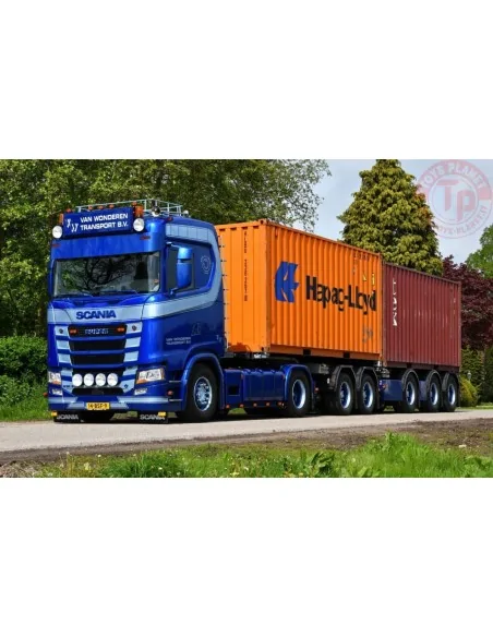 SCANIA S NORMAL CS20N 4X2 2CONNECT COMBI TRAILER - 2+3 AXLE + 2X 20FT CONTAINER VAN WONDEREN BEESD B.V. WSI 01-4235 WSI MODELS SCANIA S NORMAL CS20N 4X2 2CONNECT COMBI TRAILER - 2+3 AXLE + 2X 20FT CONTAINER VAN WONDEREN BEESD B.V. WSI 01-4235 WSI MODELS
