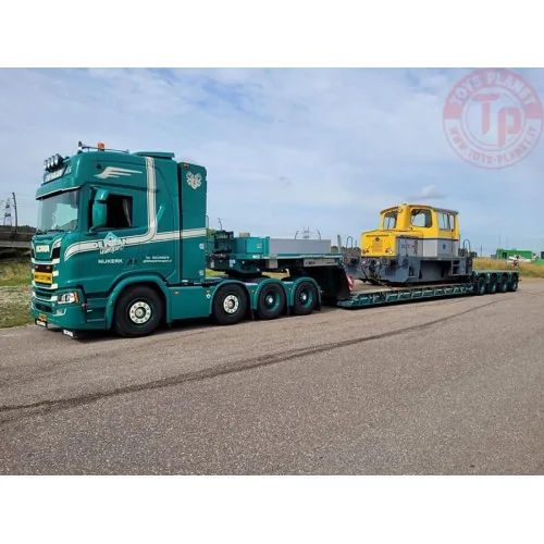 SCANIA R HIGHLINE CR20H 8X4 EURO LOWLOADER - 4 AXLE G.L. DE HAAN WSI 01-4062 WSI MODELS