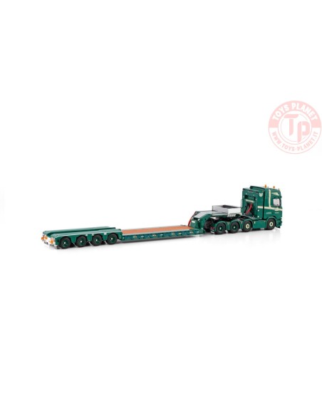 SCANIA R HIGHLINE CR20H 8X4 EURO LOWLOADER - 4 AXLE G.L. DE HAAN WSI 01-4062 WSI MODELS SCANIA R HIGHLINE CR20H 8X4 EURO LOWLOADER - 4 AXLE G.L. DE HAAN WSI 01-4062 WSI MODELS