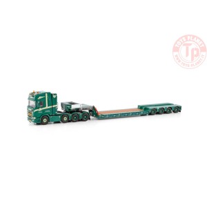 SCANIA R HIGHLINE CR20H 8X4 EURO LOWLOADER - 4 AXLE G.L. DE HAAN WSI 01-4062 WSI MODELS