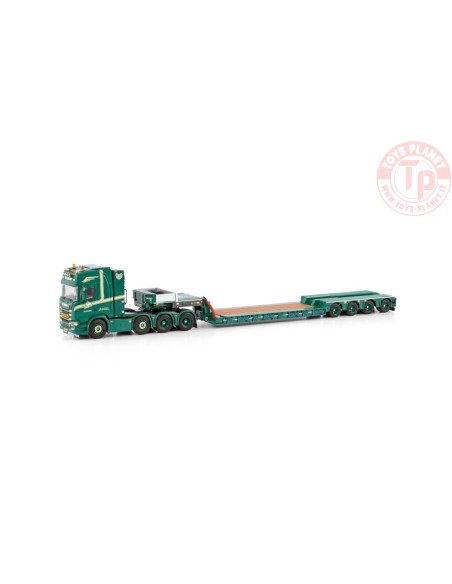 SCANIA R HIGHLINE CR20H 8X4 EURO LOWLOADER - 4 AXLE G.L. DE HAAN WSI 01-4062 WSI MODELS