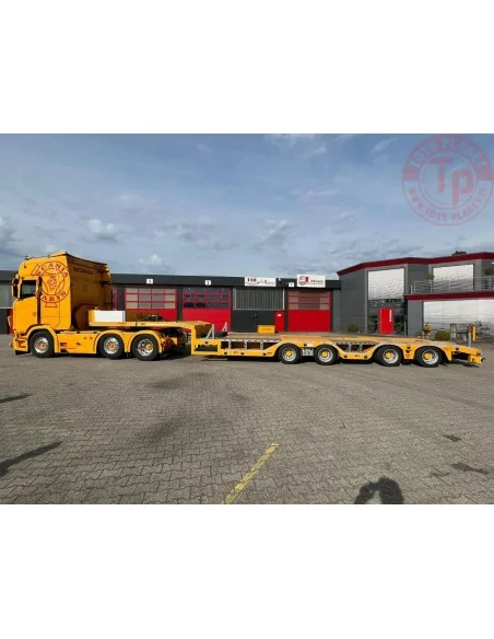 SCANIA S HIGHLINE CS20H 6X2 TWINSTEER BROSHUIS WHEEL WELL SEMI LOWLOADER - 4 AXLE - EINHAUS WSI 01-4117 WSI MODELS SCANIA S HIGHLINE CS20H 6X2 TWINSTEER BROSHUIS WHEEL WELL SEMI LOWLOADER - 4 AXLE - EINHAUS WSI 01-4117 WSI MODELS