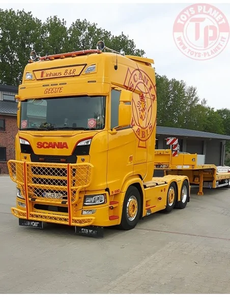 SCANIA S HIGHLINE CS20H 6X2 TWINSTEER BROSHUIS WHEEL WELL SEMI LOWLOADER - 4 AXLE - EINHAUS WSI 01-4117 WSI MODELS SCANIA S HIGHLINE CS20H 6X2 TWINSTEER BROSHUIS WHEEL WELL SEMI LOWLOADER - 4 AXLE - EINHAUS WSI 01-4117 WSI MODELS