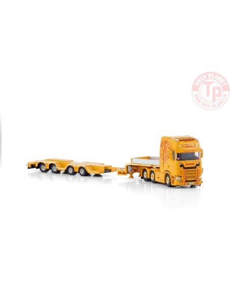 SCANIA S HIGHLINE CS20H 6X2 TWINSTEER BROSHUIS WHEEL WELL SEMI LOWLOADER - 4 AXLE - EINHAUS WSI 01-4117 WSI MODELS SCANIA S HIGHLINE CS20H 6X2 TWINSTEER BROSHUIS WHEEL WELL SEMI LOWLOADER - 4 AXLE - EINHAUS WSI 01-4117 WSI MODELS