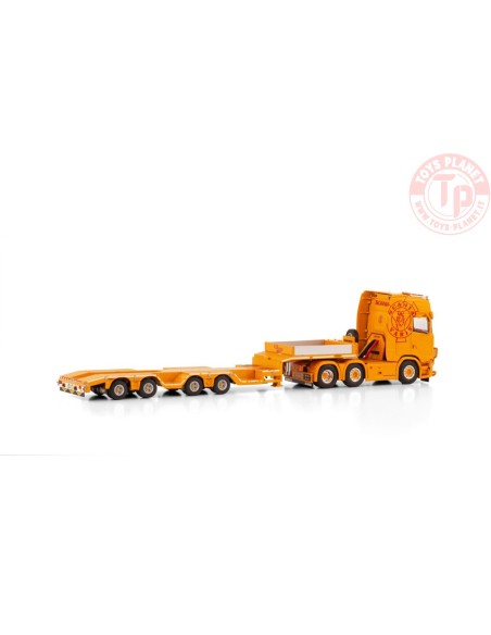 SCANIA S HIGHLINE CS20H 6X2 TWINSTEER BROSHUIS WHEEL WELL SEMI LOWLOADER - 4 AXLE - EINHAUS WSI 01-4117 WSI MODELS SCANIA S HIGHLINE CS20H 6X2 TWINSTEER BROSHUIS WHEEL WELL SEMI LOWLOADER - 4 AXLE - EINHAUS WSI 01-4117 WSI MODELS