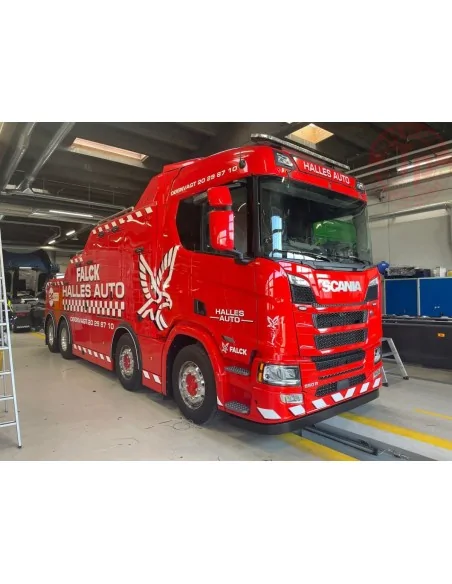 SCANIA R NORMAL CR20N 8X4 FALKOM 8X4 HALLES AUTO WSI 01-4260 WSI MODELS