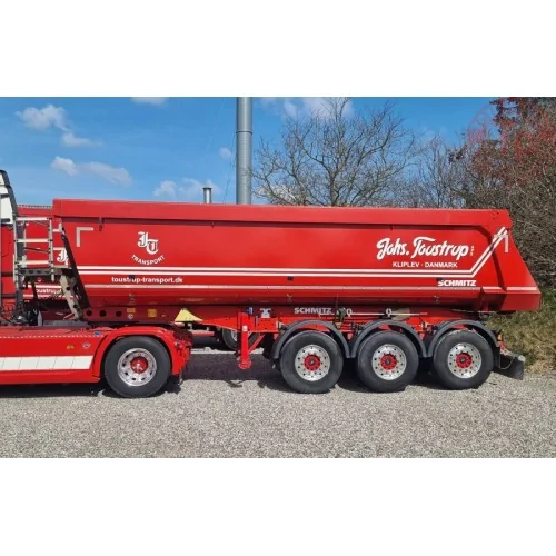 SCANIA R HIGHLINE CR20H 4X2 HALF PIPE TRAILER - 3 AXLE JOHS. TOUSTRUP WSI 01-4087 WSI MODELS