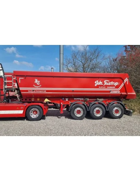SCANIA R HIGHLINE CR20H 4X2 HALF PIPE TRAILER - 3 AXLE JOHS. TOUSTRUP WSI 01-4087 WSI MODELS