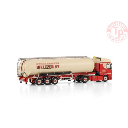 SCANIA R HIGHLINE CR20H 4X2 TIPPER BULK TRAILER - 3 AXLE NILLEZEN TRANSPORT WSI 01-4263 WSI MODELS