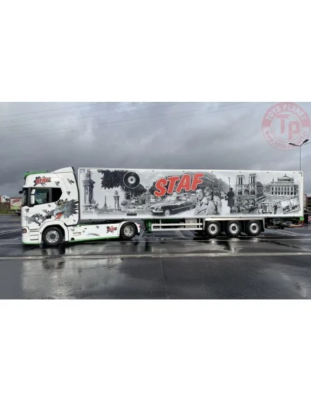SCANIA R HIGHLINE CR20H 4X2 REEFER TRAILER - 3 AXLE STAF WSI 01-4283 WSI MODELS SCANIA R HIGHLINE CR20H 4X2 REEFER TRAILER - 3 AXLE STAF WSI 01-4283 WSI MODELS
