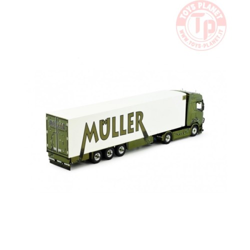 Scania Next-Gen s-serie 4x2 Highline met koeltrailer Muller Ermensee GmbH TEKNO 83565 TEKNO