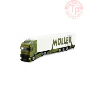 Scania Next-Gen s-serie 4x2 Highline met koeltrailer Muller Ermensee GmbH TEKNO 83565 TEKNO