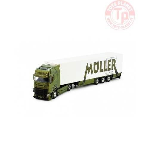 Scania Next-Gen s-serie 4x2 Highline met koeltrailer Muller Ermensee GmbH TEKNO 83565 TEKNO