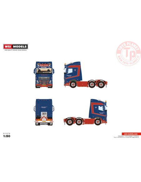 VOLVO FH4 GLOBETROTTER 6X2 TWIN STEER WSI 01-4412 WSI MODELS VOLVO FH4 GLOBETROTTER 6X2 TWIN STEER WSI 01-4412 WSI MODELS
