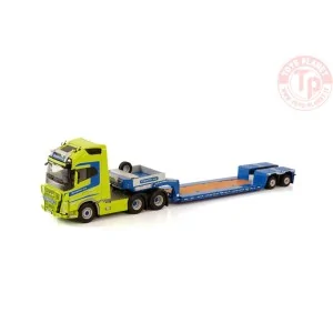 VOLVO FH5 GLOBETROTTER XL 6X2 TAG AXLE LOWLOADER - 2 AXLE Crane Norway WSI 01-3752 WSI MODELS