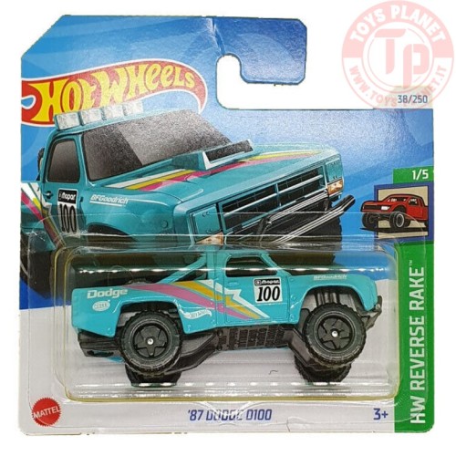 '87 DODGE D100 1/64 HOT WHEELS HTD17 HOT WHEELS