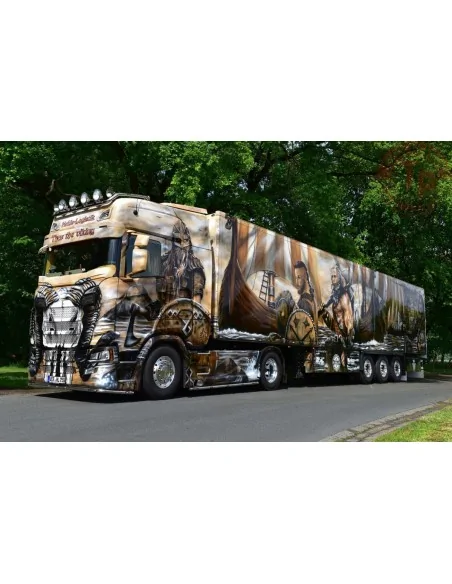 SCANIA S HIGHLINE CS20H 4X2 REEFER TRAILER - 3 AXLE HEIDE LOGISTIK WSI 01-4103 WSI MODELS SCANIA S HIGHLINE CS20H 4X2 REEFER TRAILER - 3 AXLE HEIDE LOGISTIK WSI 01-4103 WSI MODELS
