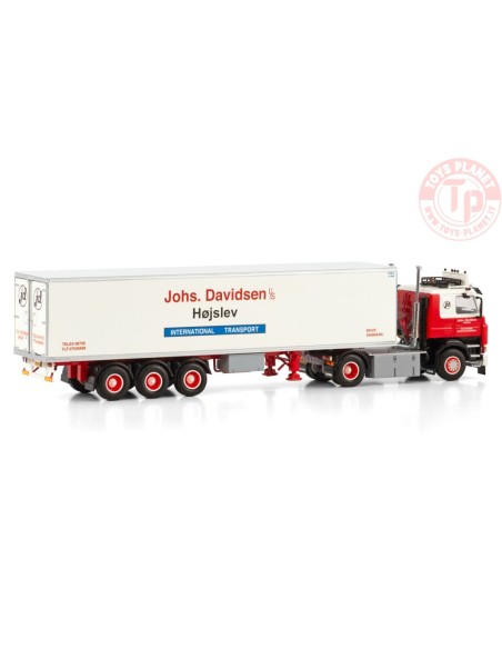 SCANIA 2 SERIES 4X2 CLASSIC REEFER TRAILER - 3 AXLE JOHS DAVIDSEN WSI 01-4164 WSI MODELS SCANIA 2 SERIES 4X2 CLASSIC REEFER TRAILER - 3 AXLE JOHS DAVIDSEN WSI 01-4164 WSI MODELS