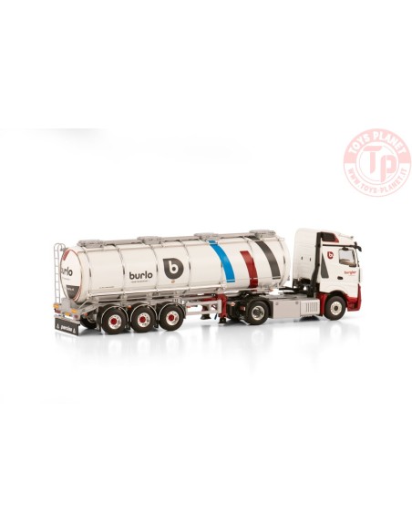 MERCEDES-BENZ ACTROS MP5 STREAM SPACE 4X2 TANK TRAILER - 3 AXLE - BURLO (BURGLER) WSI 01-4156 WSI MODELS