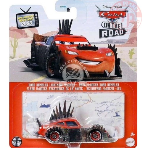 CARS ON THE ROAD-RUMBLER LIGHTNING MCQUEEN-3+-SCALE 1:55 CARS HKY40 DISNEY CARS