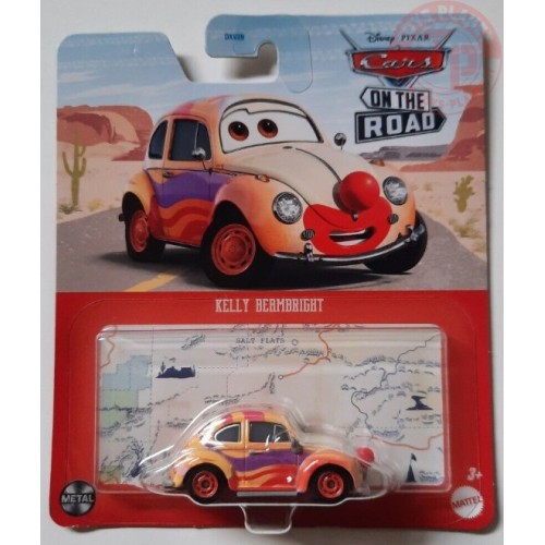CARS ON THE ROAD-KELLY BEAMBRIGHT-3+ SCALE 1:55 CARS HKY31 DISNEY CARS