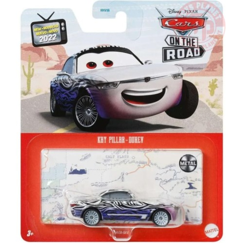CARS ON THE ROAD-KAY PILLAR-DUREV-3+ SCALE 1:55 CARS HHV04 DISNEY CARS