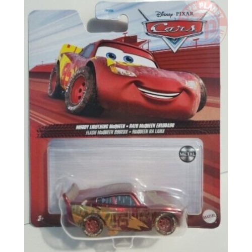 CARS-MUDDY LIGHTNING MCQUEEN-3+ SCALE 1:55 CARS GKB35 DISNEY CARS