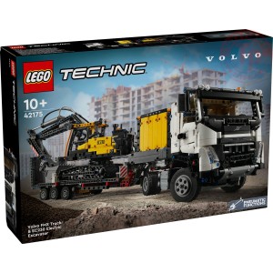 Autocarro Volvo FMX ed Escavatore elettrico EC230 LEGO TECHNIC 42175 LEGO