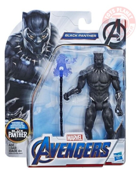 MARVEL AVENGERS-BLACK PANTER-4+ MARVEL E3931 GIOCHI VARI