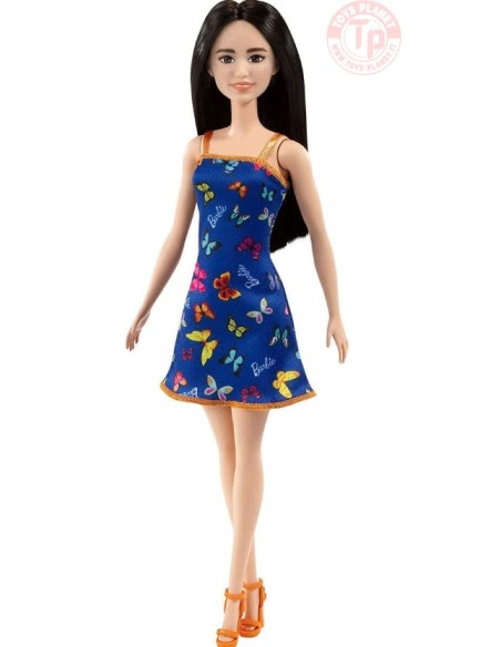 BARBIE TRENDY FARFALLE BLU-3+ BARBIE HBV06 BAMBOLE