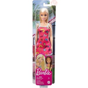 BARBIE TRENDY FARFALLE ROSSO-3+ BARBIE HBV05 BAMBOLE