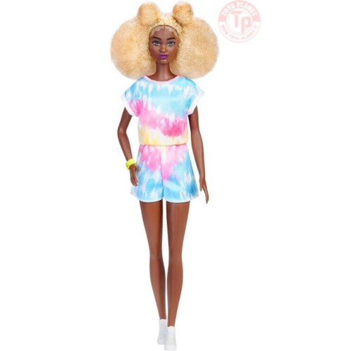 BARBIE FASHIONISTA-ABITO ARCOBALENO-3+ BARBIE HBV14 BAMBOLE