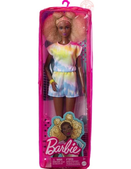 BARBIE FASHIONISTA-ABITO ARCOBALENO-3+ BARBIE HBV14 BAMBOLE