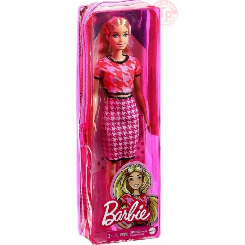 BARBIE FASHIONISTA-COMPLETO ROSA-3+ BARBIE GRB59 BAMBOLE