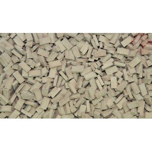 MATTONI TERRACOTTA SCURO 2000 PEZZI 1:48/1:50 JUWEELA 24069 JUWEELA